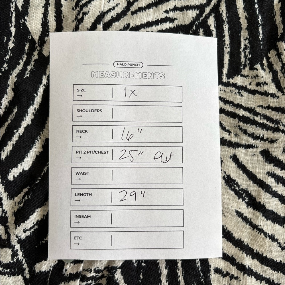 Cynthia Rowley 100% Linen 1X Leaf-Print Button Up Graphic Coastal Palm Springs - Picture 9 of 9